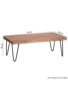 Couchtisch BAGLI Massivholz... 2