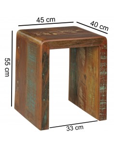 Cube-Beistelltisch Kalkutta 2