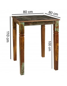 Stehtisch Kalkutta Massivholz 2