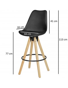 Barhocker LIMA Schwarz... 2